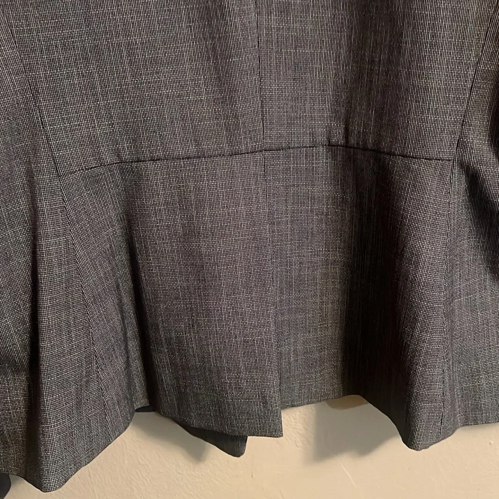 Ann Taylor Loft 16 Gray Blazer Jacket